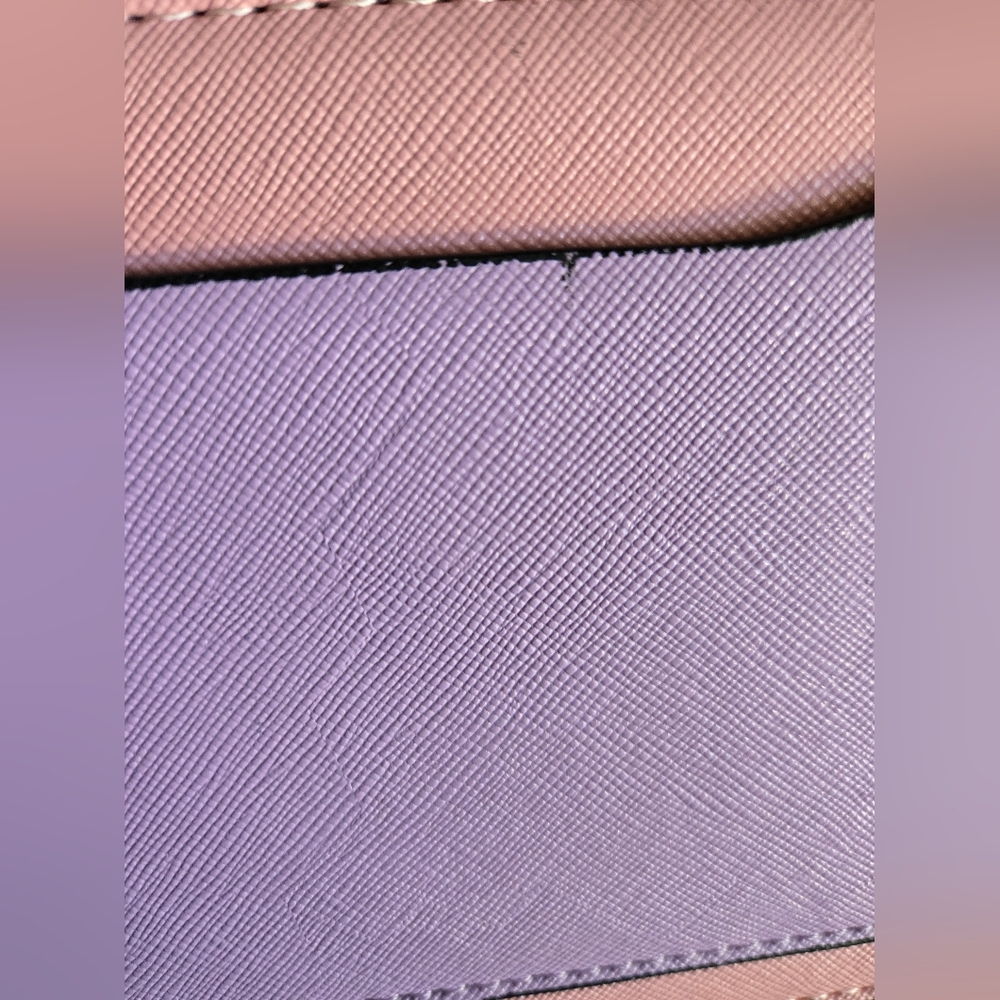 Marc Jacobs Pink and Blue Pastel Snapshot Crossbody Bag with Gold Accents - Picture 12 of 14